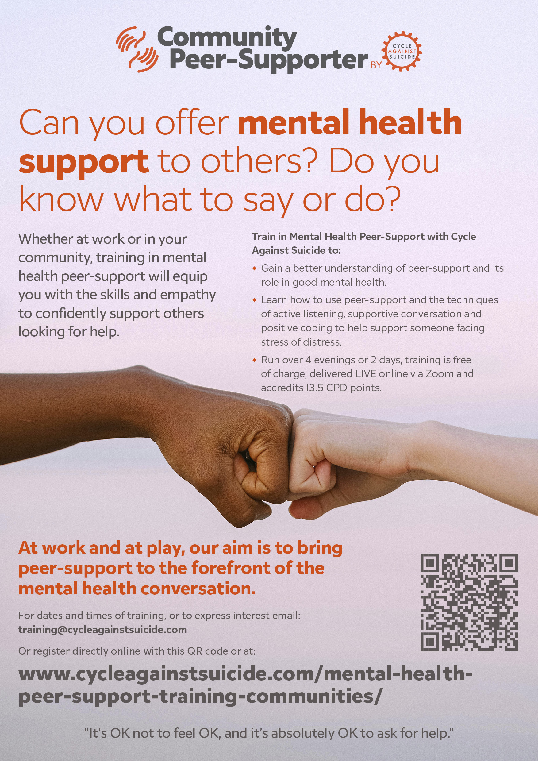 Free Live Online Training for Community Members: Mental Health Peer ...